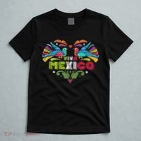 Proud Mexican Flag Peacock Animal Gift Viva Mexico T-Shirt thumb 5