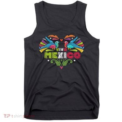 Proud Mexican Flag Peacock Animal Gift Viva Mexico Tank Top