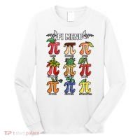 Pi Menu Funny Happy Pi Day For Fruits Loverr Pi Symbol Teacher Math Lover Long Sleeve Shirt thumb 0