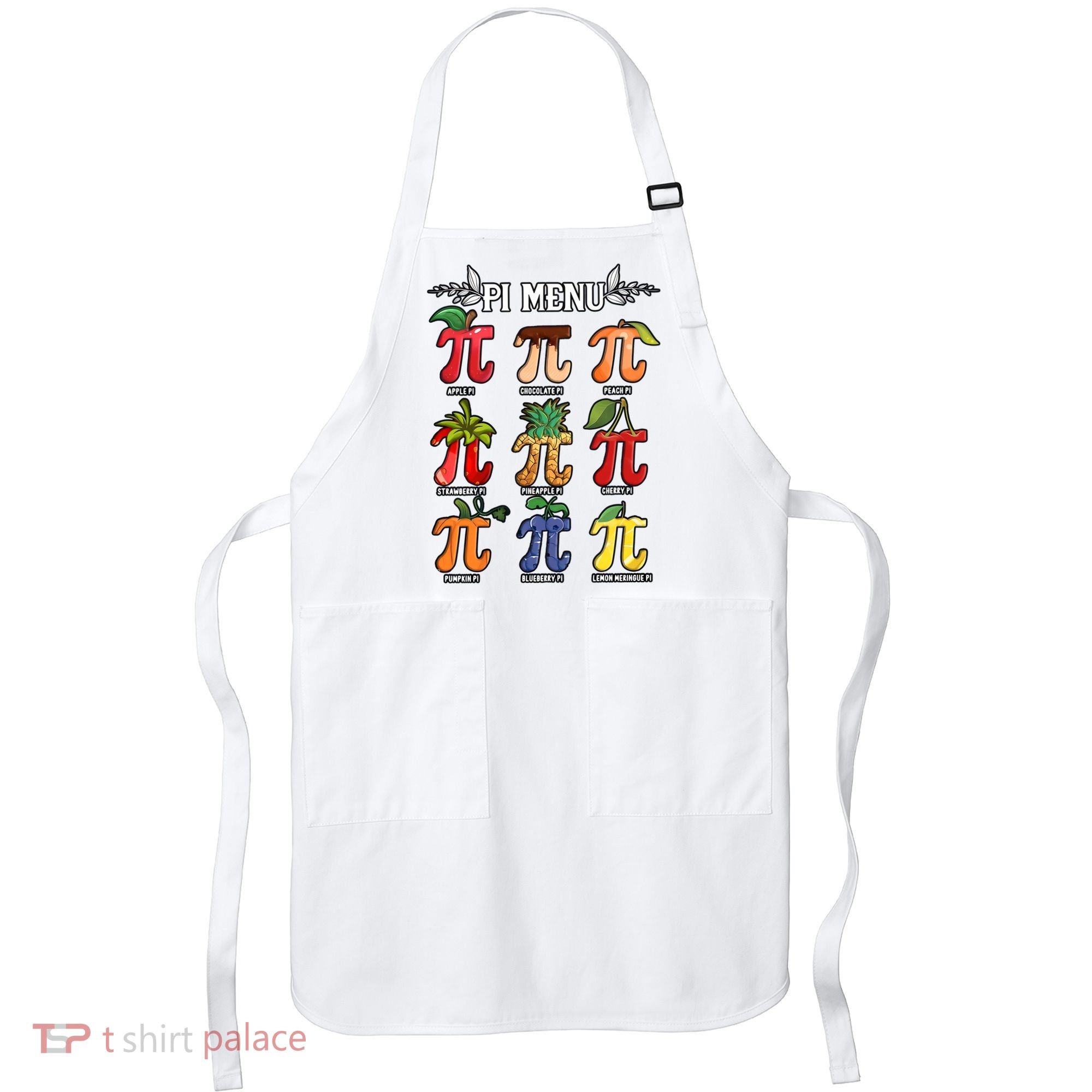 Pi Menu Funny Happy Pi Day For Fruits Loverr Pi Symbol Teacher Math Lover Apron
