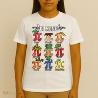 Pi Menu Funny Happy Pi Day For Fruits Loverr Pi Symbol Teacher Math Lover T-Shirt thumb 4