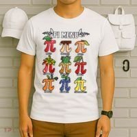 Pi Menu Funny Happy Pi Day For Fruits Loverr Pi Symbol Teacher Math Lover T-Shirt thumb 6