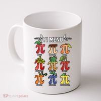 Pi Menu Funny Happy Pi Day For Fruits Loverr Pi Symbol Teacher Math Lover Coffee Mug thumb 0