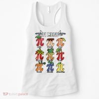 Pi Menu Funny Happy Pi Day For Fruits Loverr Pi Symbol Teacher Math Lover Women's Tank Top thumb 0