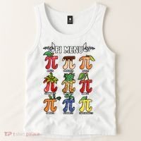 Pi Menu Funny Happy Pi Day For Fruits Loverr Pi Symbol Teacher Math Lover Tank Top thumb 2