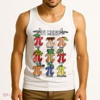 Pi Menu Funny Happy Pi Day For Fruits Loverr Pi Symbol Teacher Math Lover Tank Top thumb 3