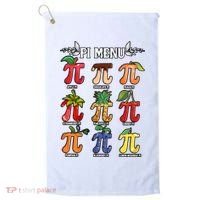 Pi Menu Funny Happy Pi Day For Fruits Loverr Pi Symbol Teacher Math Lover Golf Towel thumb 0