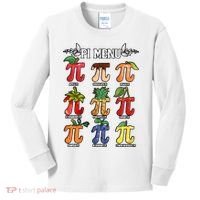 Pi Menu Funny Happy Pi Day For Fruits Loverr Pi Symbol Teacher Math Lover Kids Long Sleeve Shirt thumb 0