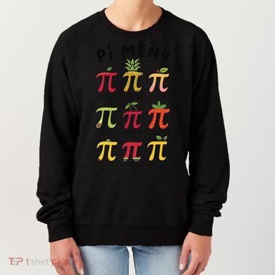 Pie Menu Funny Pi Day Pi 3 Women's Sweatshirt