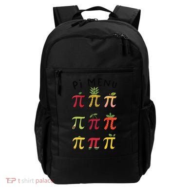 Pie Menu Funny Pi Day Pi 3 Backpack