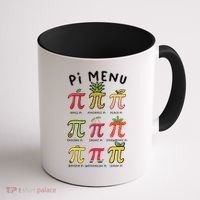 Pie Menu Funny Pi Day Pi 3 Coffee Mug thumb 1