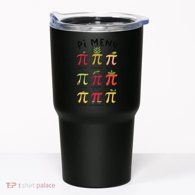 Pie Menu Funny Pi Day Pi 3 Tumbler