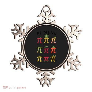 Pie Menu Funny Pi Day Pi 3 Ornament