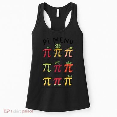 Pie Menu Funny Pi Day Pi 3 Women's Tank Top