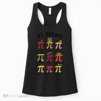 Pie Menu Funny Pi Day Pi 3 Women's Tank Top thumb 0