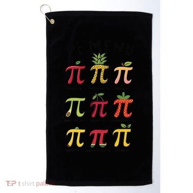 Pie Menu Funny Pi Day Pi 3 Golf Towel