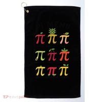 Pie Menu Funny Pi Day Pi 3 Golf Towel thumb 0