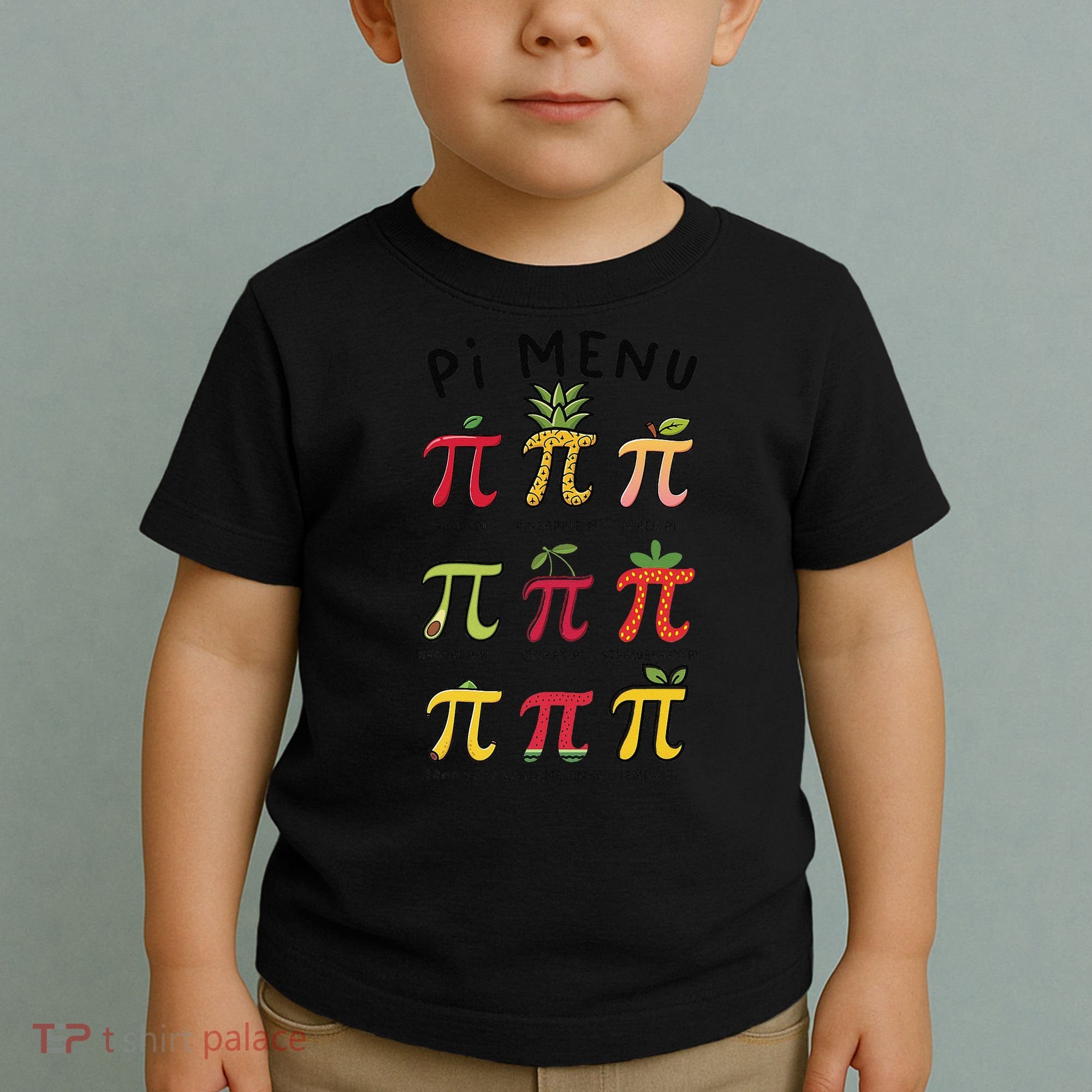Pie Menu Funny Pi Day Pi 3 Toddler T-Shirt