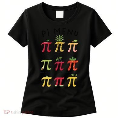 Pie Menu Funny Pi Day Pi 3 Women's T-Shirt