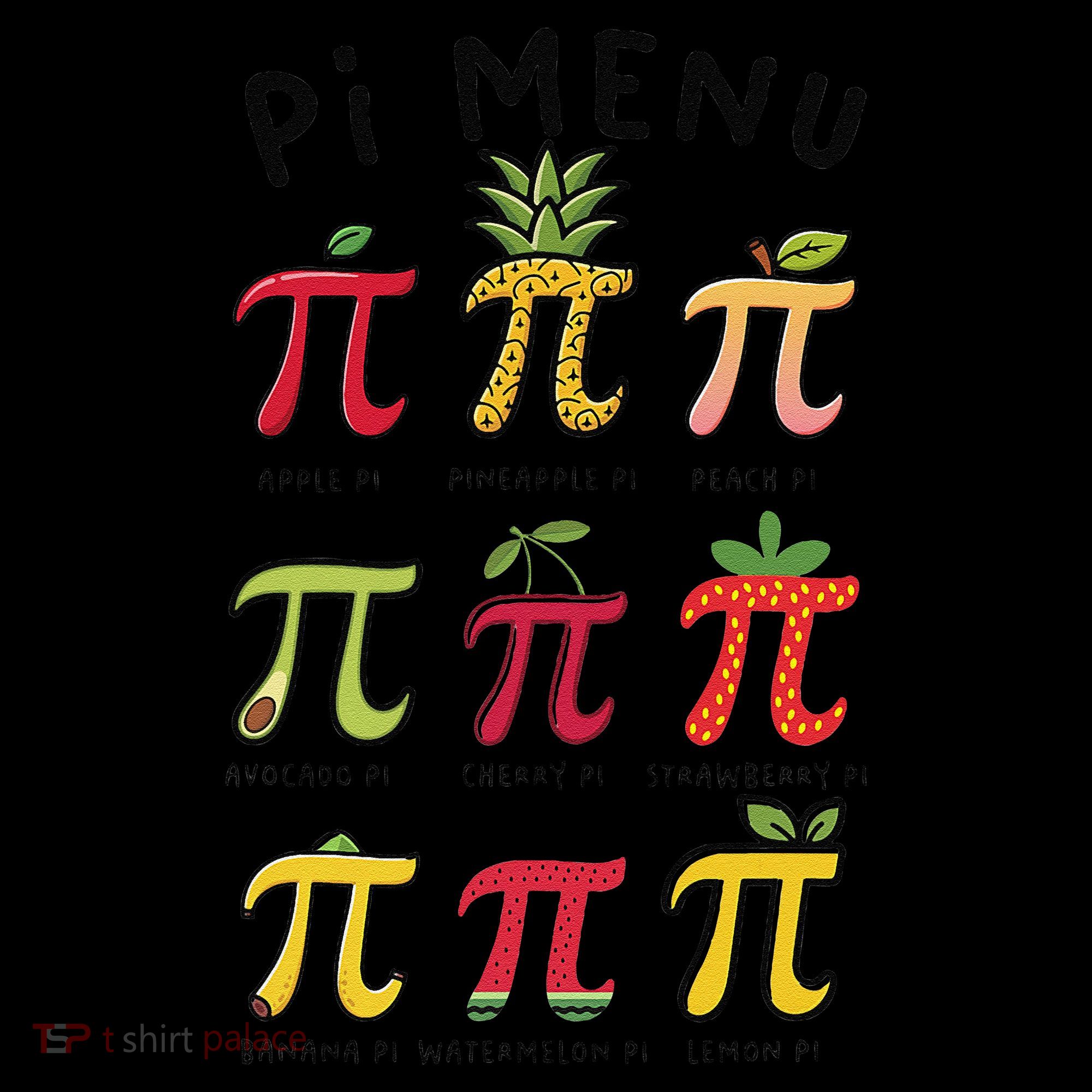 Pie Menu Funny Pi Day Pi 3 Women's T-Shirt