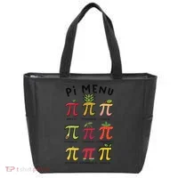 Pie Menu Funny Pi Day Pi 3 Tote Bag thumb 0