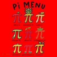 Pie Menu Funny Pi Day Pi 3 Santa Hat thumb 1