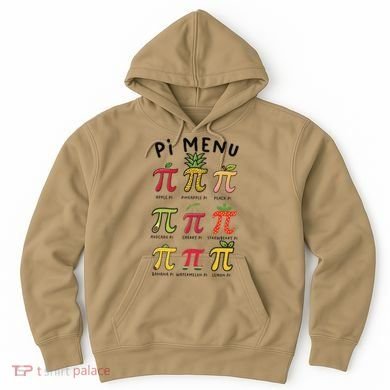 Pie Menu Funny Pi Day Pi 3 Hoodie