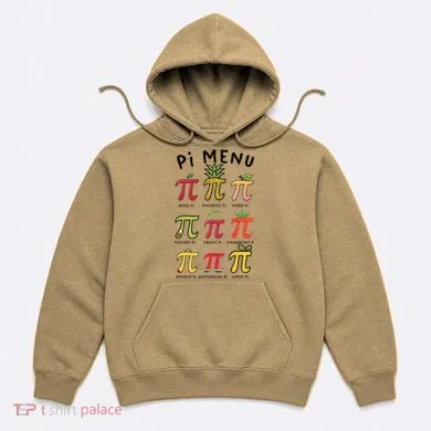 Pie Menu Funny Pi Day Pi 3 Hoodie