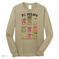 Pie Menu Funny Pi Day Pi 3 Long Sleeve Shirt thumb 0