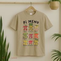 Pie Menu Funny Pi Day Pi 3 T-Shirt thumb 2