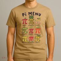 Pie Menu Funny Pi Day Pi 3 T-Shirt thumb 3