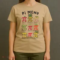 Pie Menu Funny Pi Day Pi 3 T-Shirt thumb 4