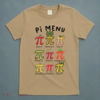Pie Menu Funny Pi Day Pi 3 T-Shirt thumb 5