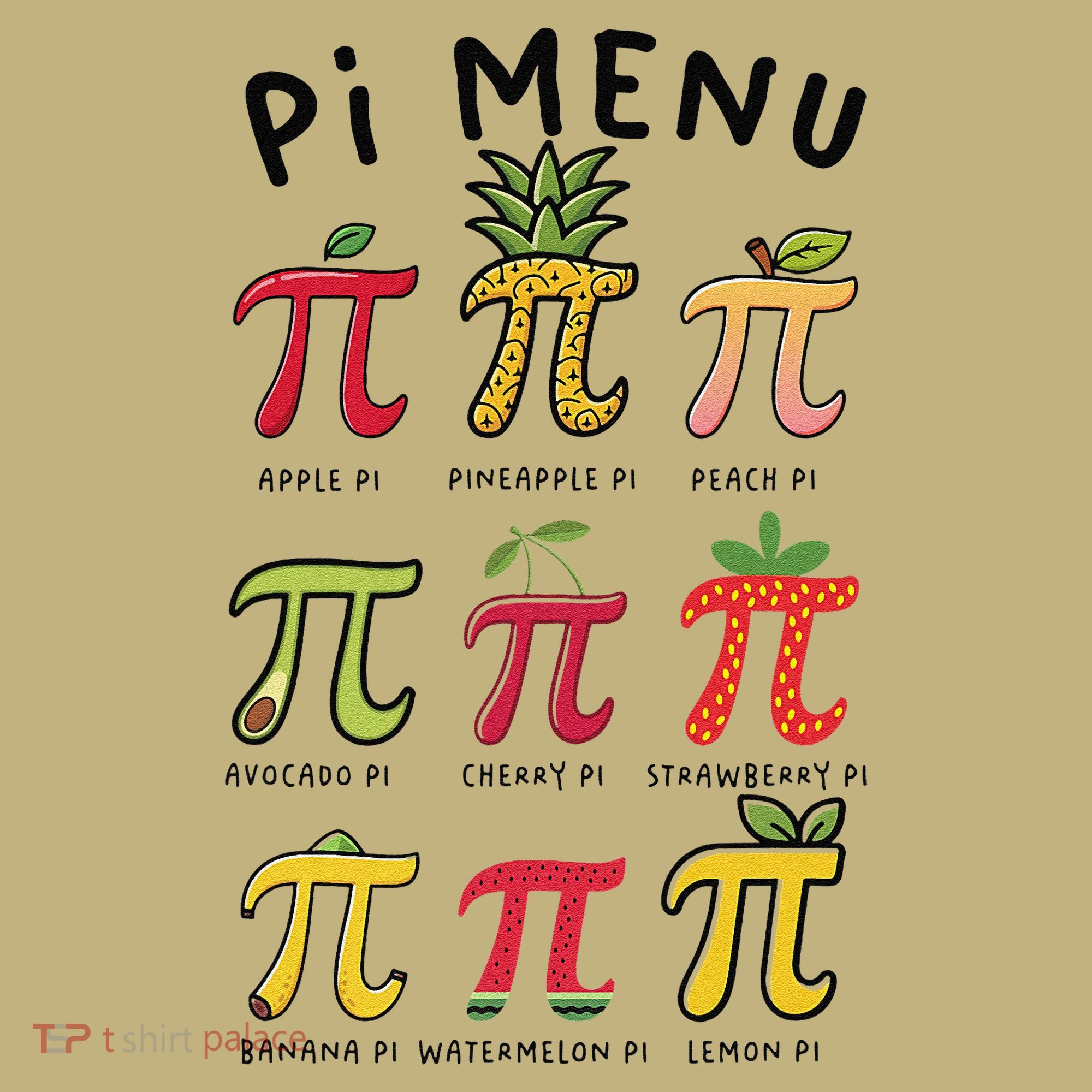 Pie Menu Funny Pi Day Pi 3 Mousepad