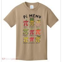 Pie Menu Funny Pi Day Pi 3 Kids T-Shirt thumb 0