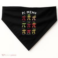Pie Menu Funny Pi Day Pi 3 USA-Made Doggie Bandana thumb 0
