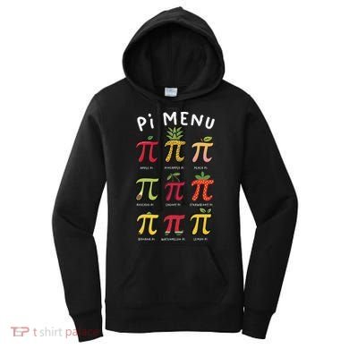 Pie Menu Funny Pi Day Pi 3 Women's Hoodie