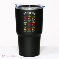 Pie Menu Funny Pi Day Pi 3 Tumbler thumb 0