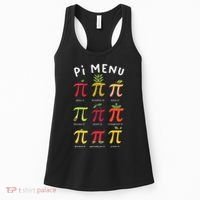 Pie Menu Funny Pi Day Pi 3 Women's Tank Top thumb 0