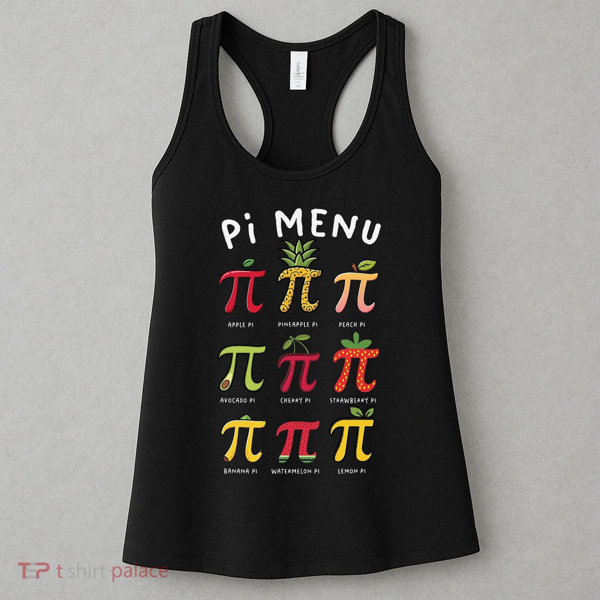 Pie Menu Funny Pi Day Pi 3 Women's Tank Top