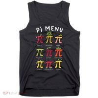Pie Menu Funny Pi Day Pi 3 Tank Top thumb 0