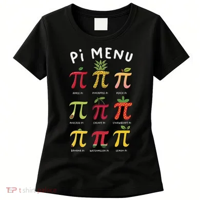 Pie Menu Funny Pi Day Pi 3 Women's T-Shirt