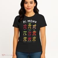 Pie Menu Funny Pi Day Pi 3 Women's T-Shirt thumb 4