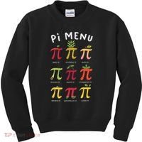 Pie Menu Funny Pi Day Pi 3 Kids Sweatshirt thumb 0