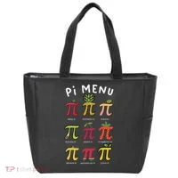 Pie Menu Funny Pi Day Pi 3 Tote Bag thumb 0