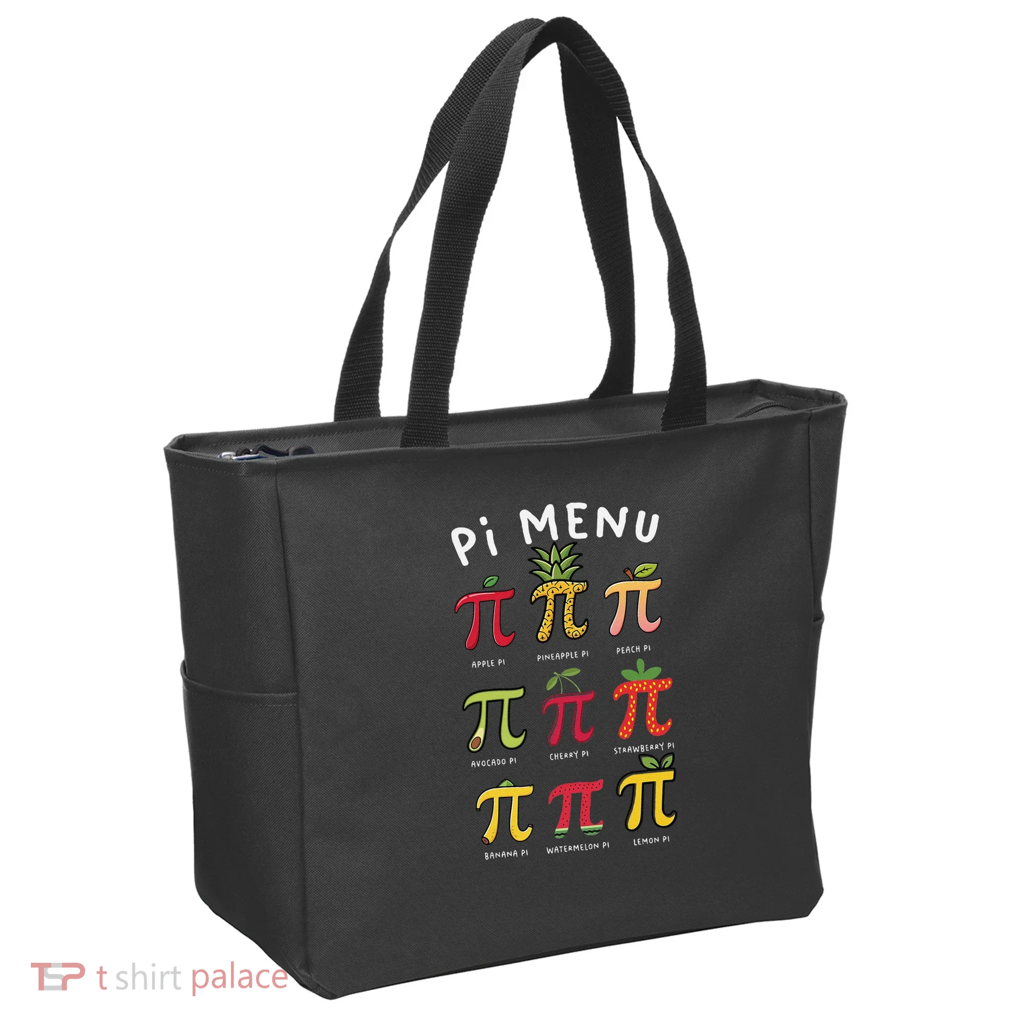 Pie Menu Funny Pi Day Pi 3 Tote Bag