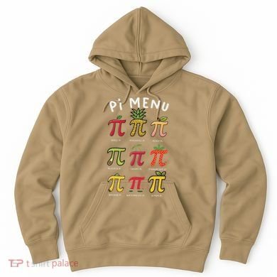 Pie Menu Funny Pi Day Pi 3 Hoodie