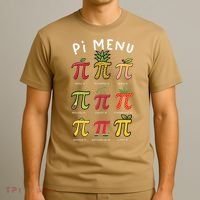 Pie Menu Funny Pi Day Pi 3 T-Shirt thumb 3