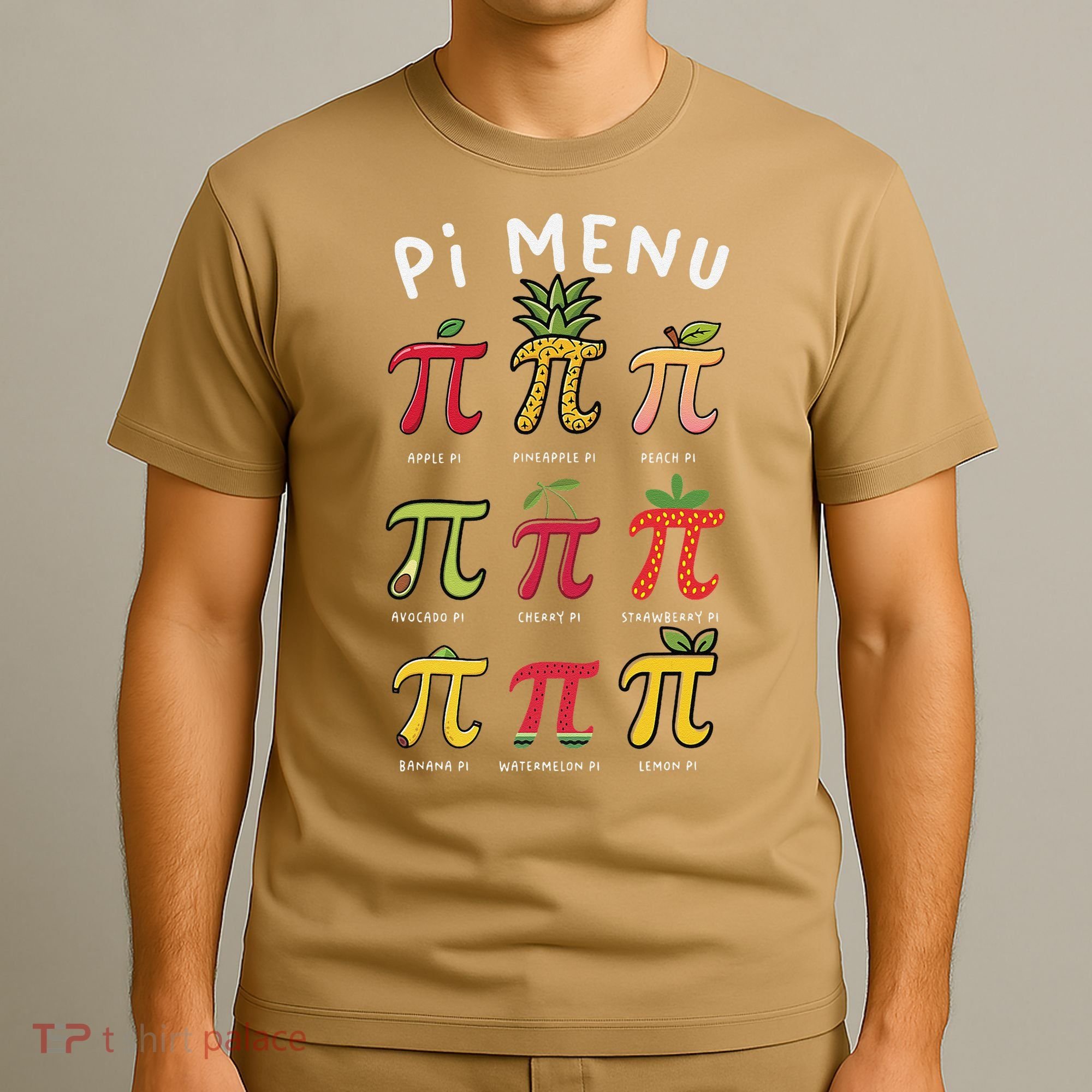 Pie Menu Funny Pi Day Pi 3 T-Shirt
