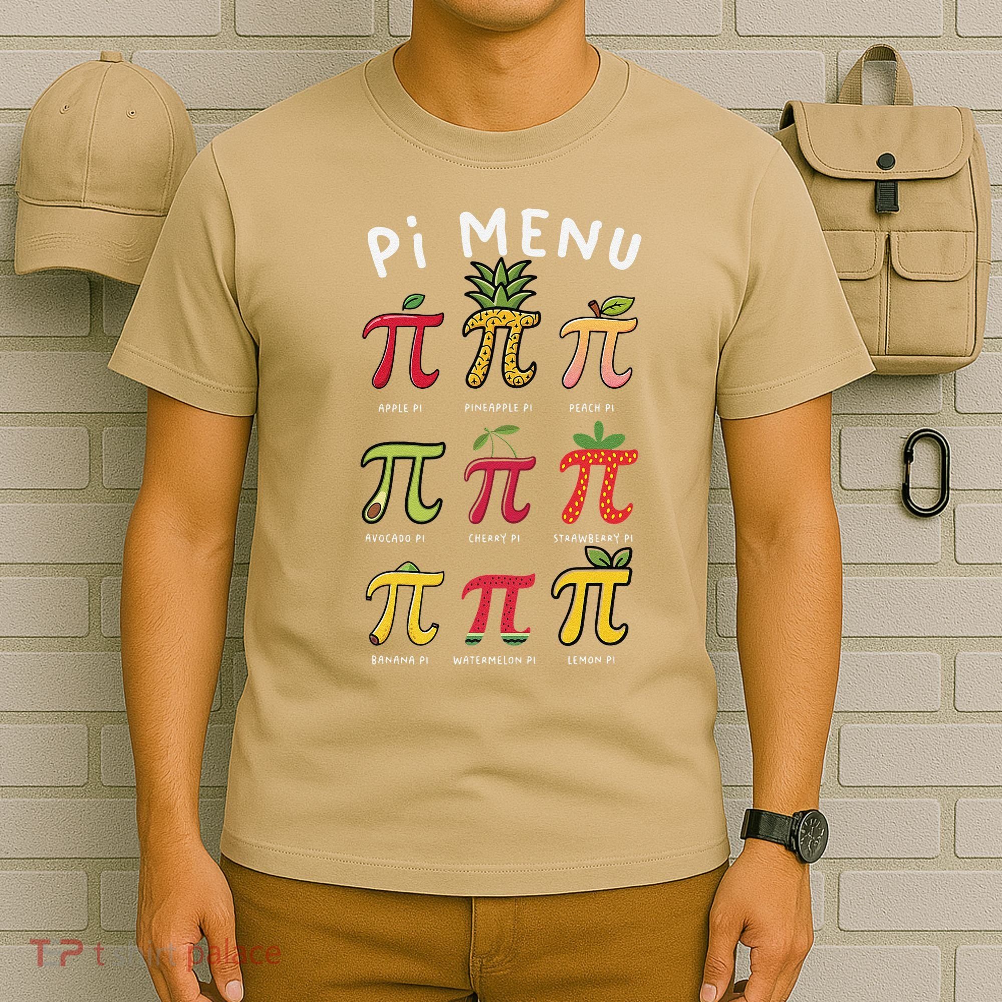 Pie Menu Funny Pi Day Pi 3 T-Shirt